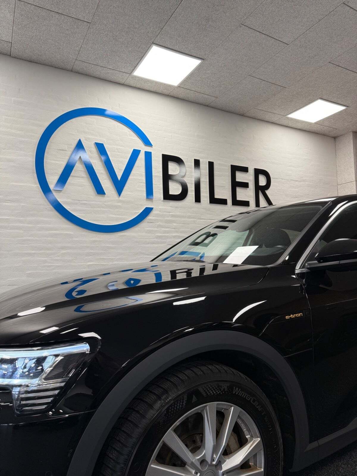 Sort Audi e-tron fra 2021