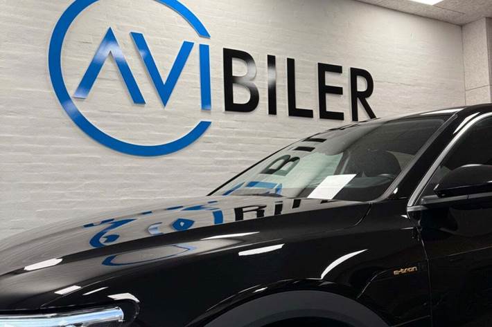 Sort Audi e-tron fra 2021