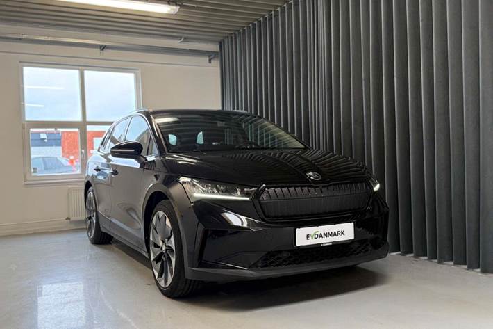Sort Skoda Enyaq fra 2021