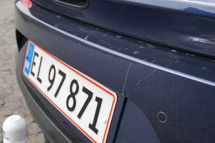 Blå Hyundai i30 fra 2017