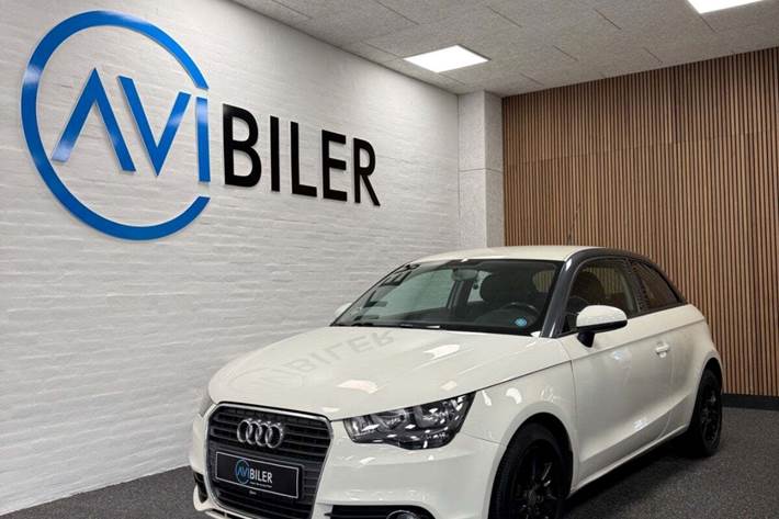 Hvid Audi A1 fra 2012
