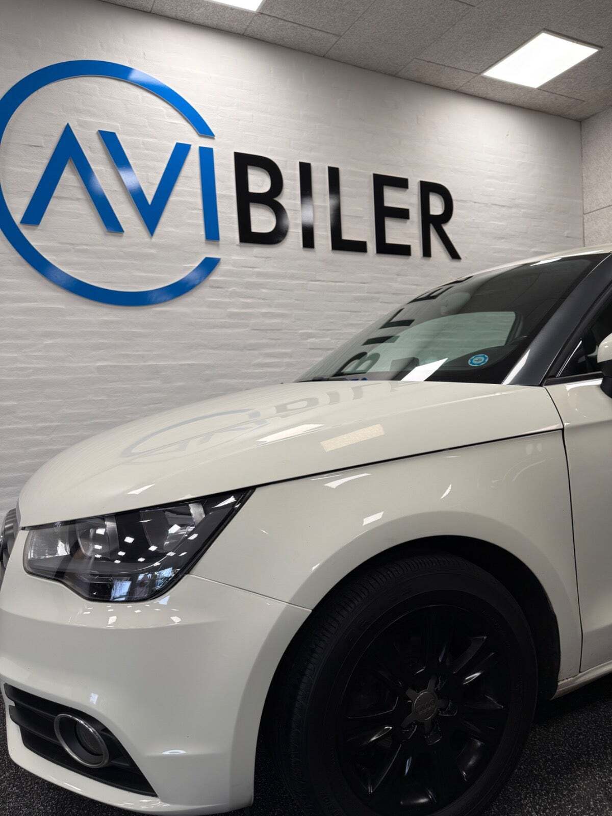 Hvid Audi A1 fra 2012