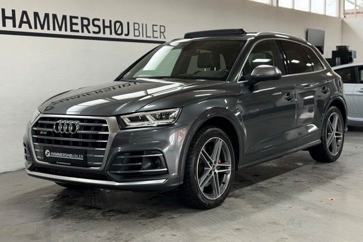 Grå Audi SQ5 fra 2018