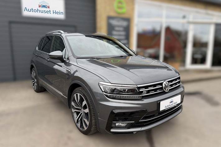 Grå VW Tiguan fra 2019