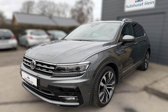 Grå VW Tiguan fra 2019