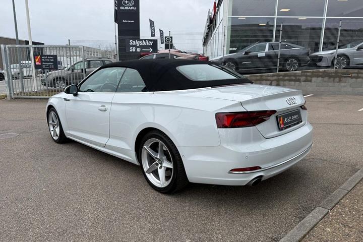 Hvid Audi A5 fra 2018