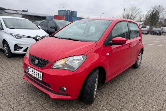 Rød Seat Mii fra 2014