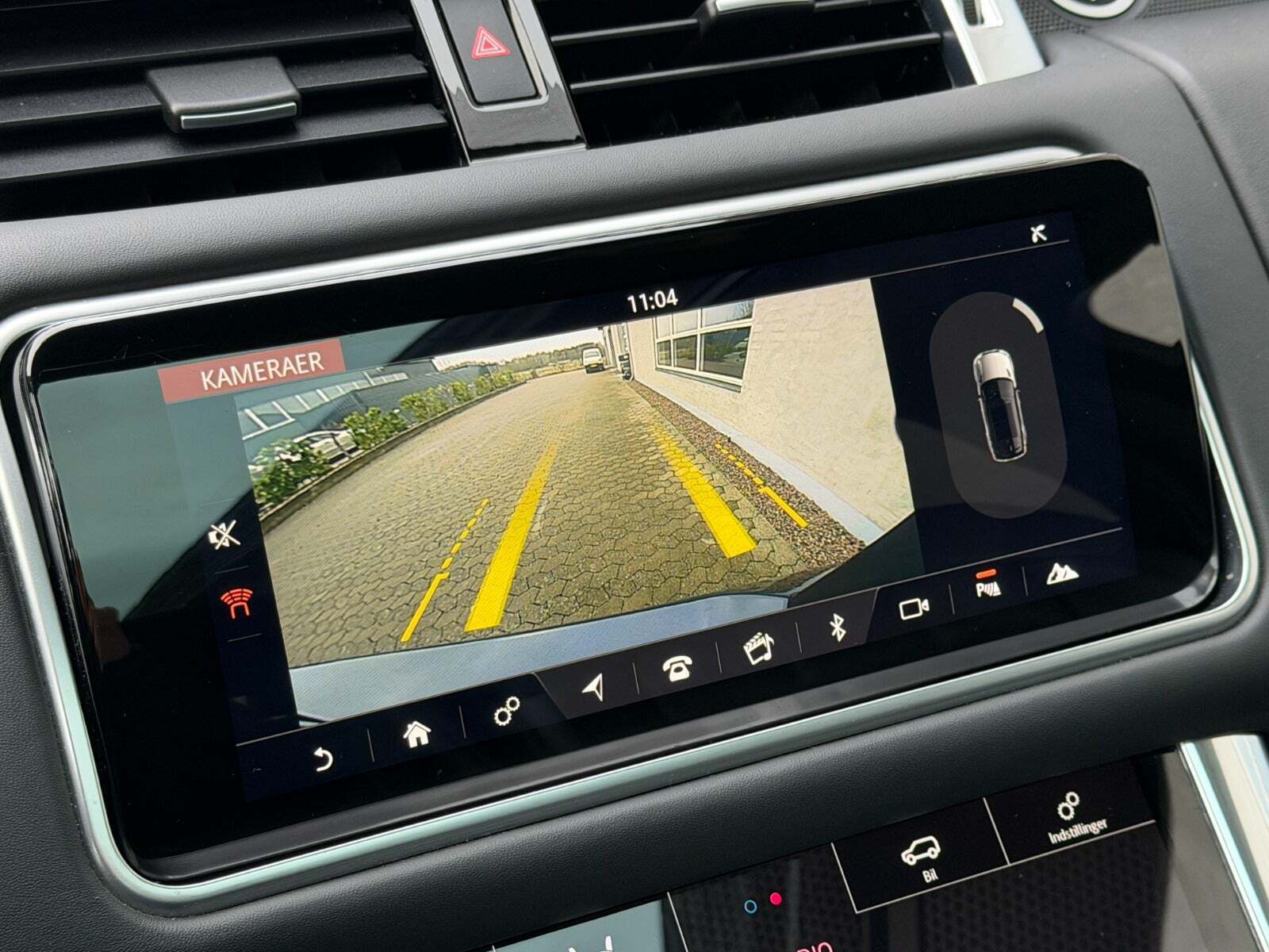 Blå Land Rover Range Rover sport fra 2019