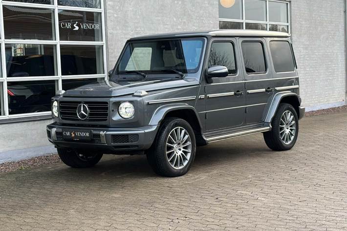 Grå Mercedes G500 fra 2019