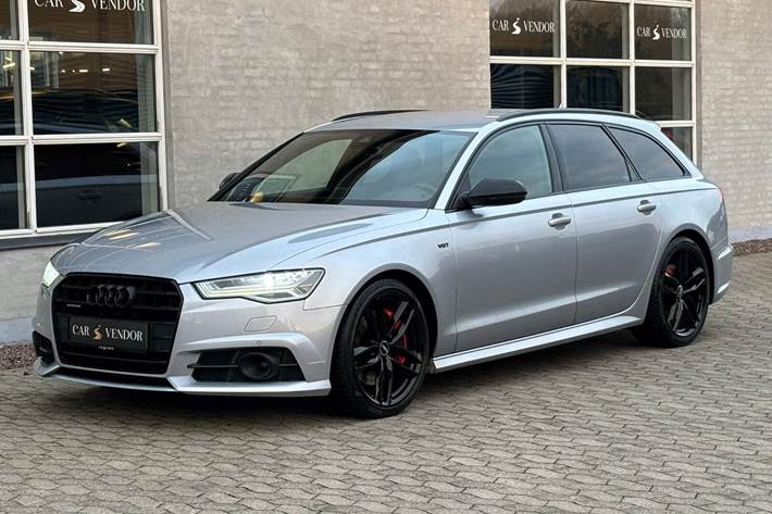 Grå Audi A6 fra 2018