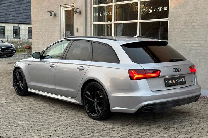 Grå Audi A6 fra 2018