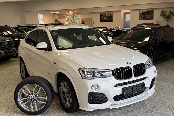 Hvid BMW X4 fra 2015
