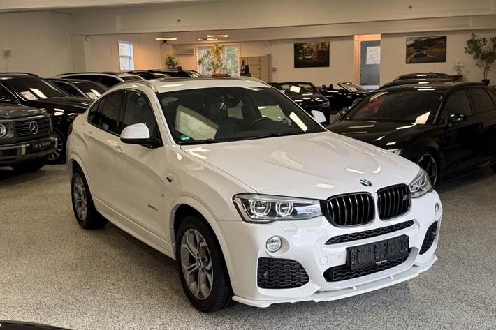 Hvid BMW X4 fra 2015