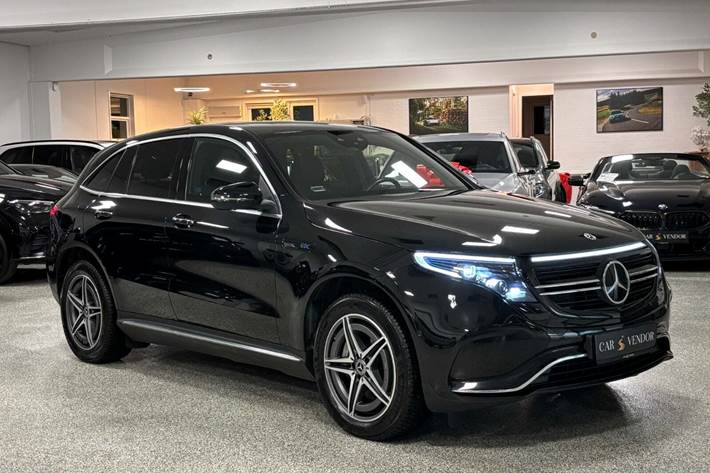 Sort Mercedes EQC400 fra 2020