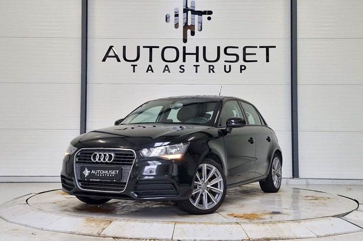 Sort Audi A1 fra 2012