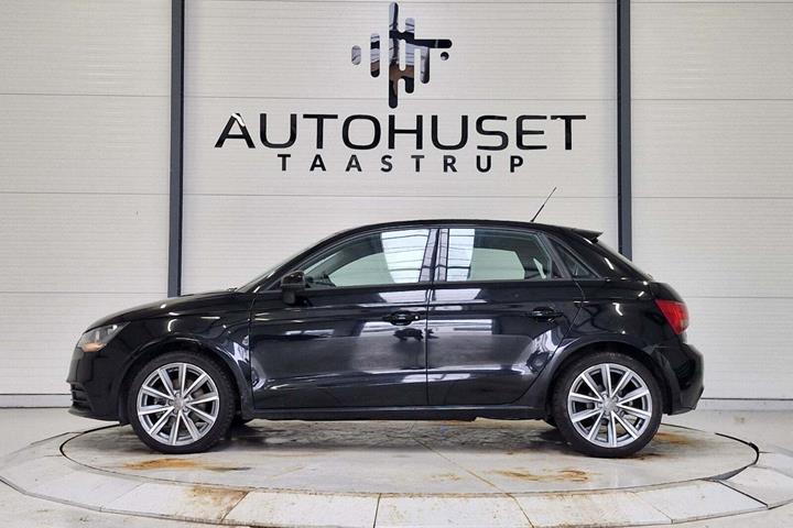 Sort Audi A1 fra 2012
