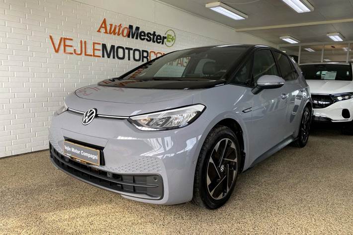 Grå VW ID.3 fra 2023