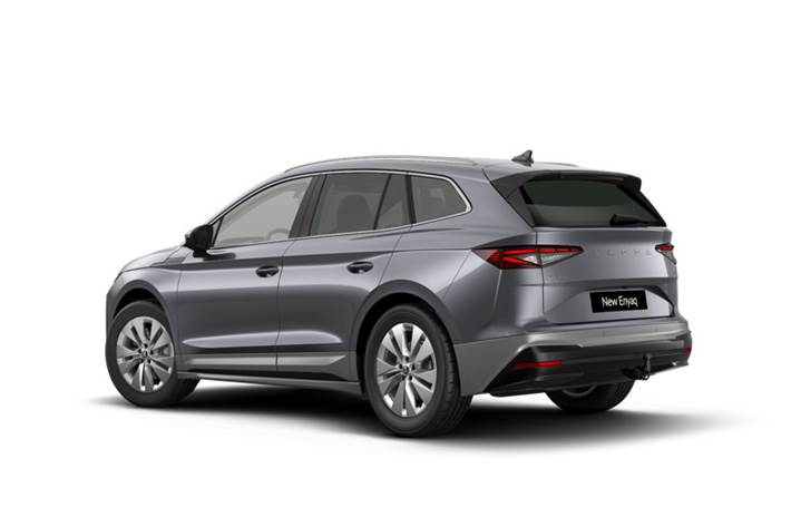Grå Skoda Enyaq fra 2026
