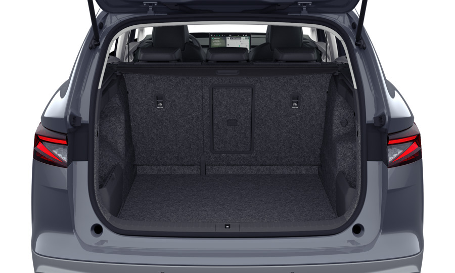 Grå Skoda Enyaq fra 2026