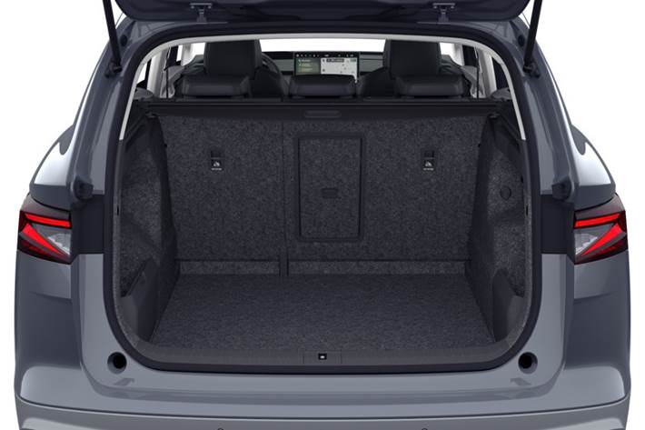 Grå Skoda Enyaq fra 2026