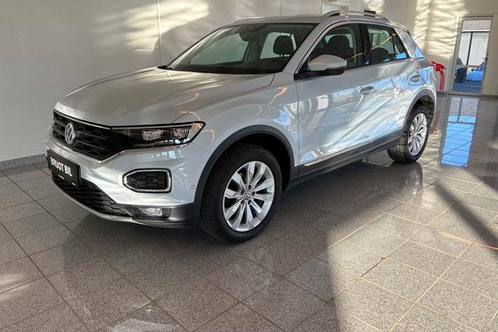 Hvid VW T-Roc fra 2019