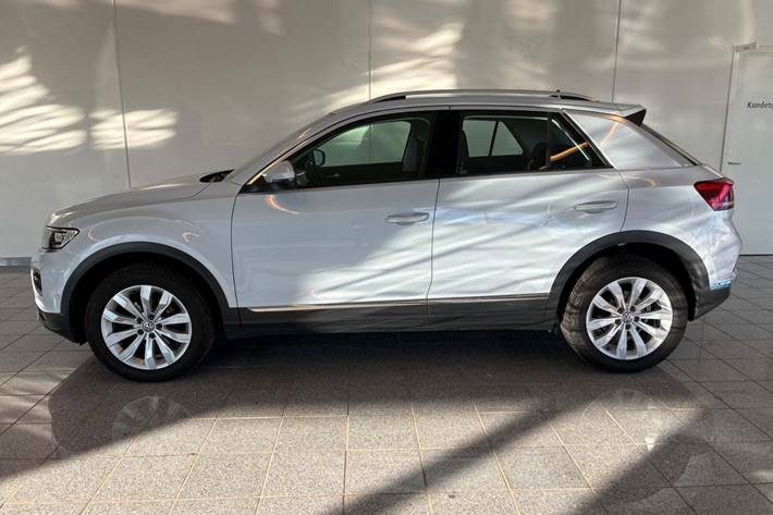 Hvid VW T-Roc fra 2019