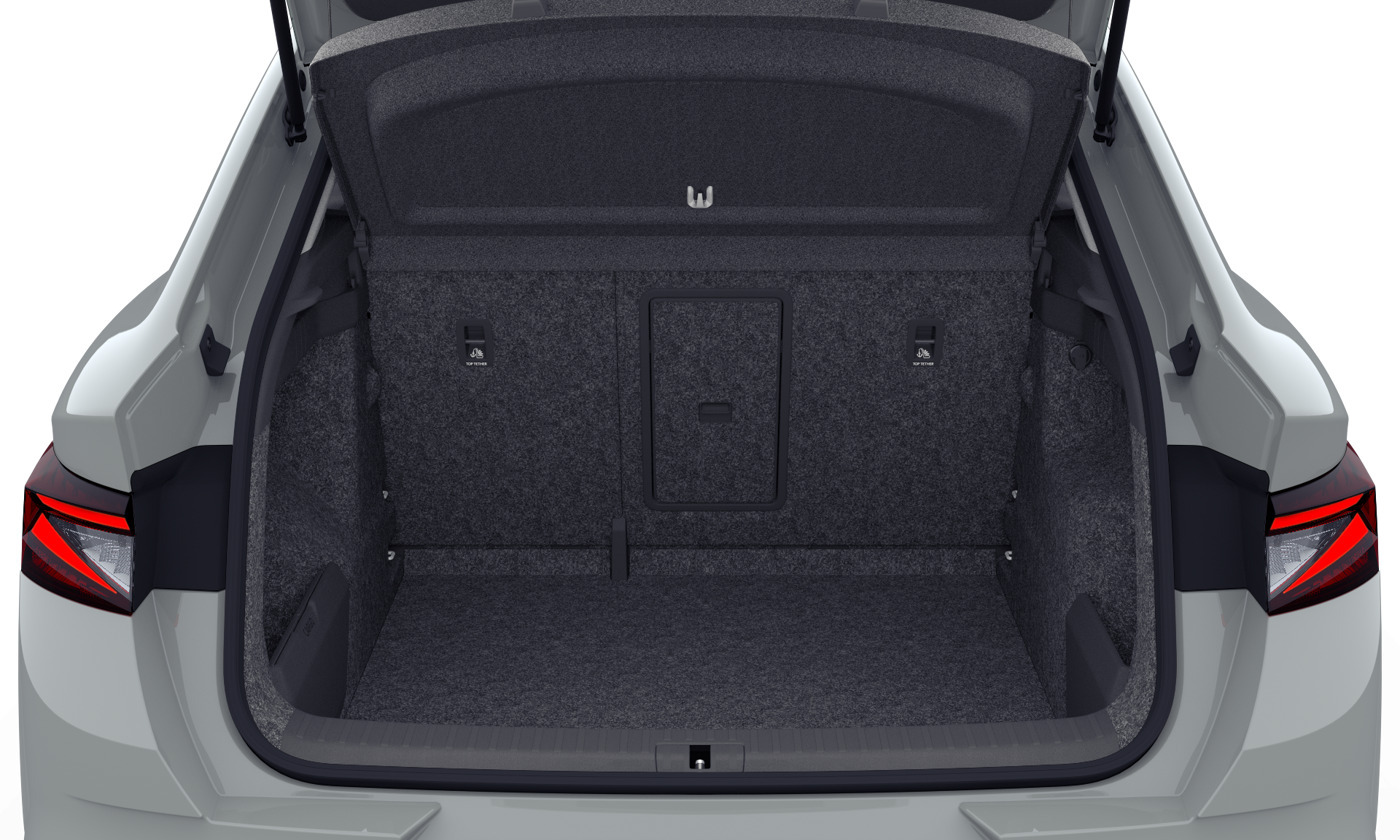 Grå Skoda Enyaq fra 2026