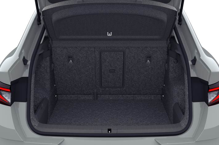 Grå Skoda Enyaq fra 2026