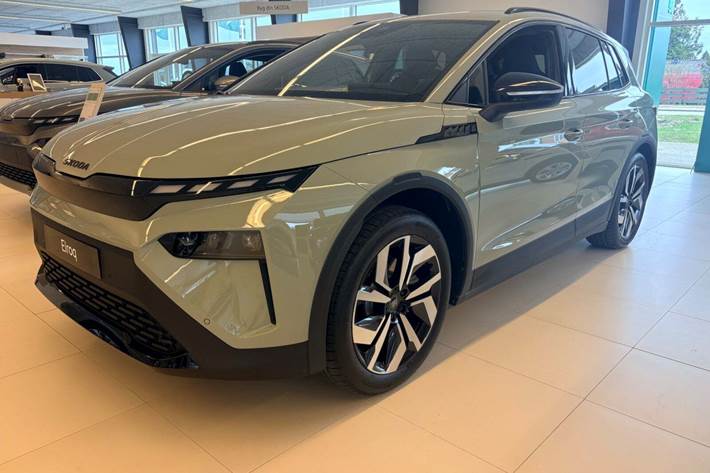 Grøn Skoda Elroq fra 2026