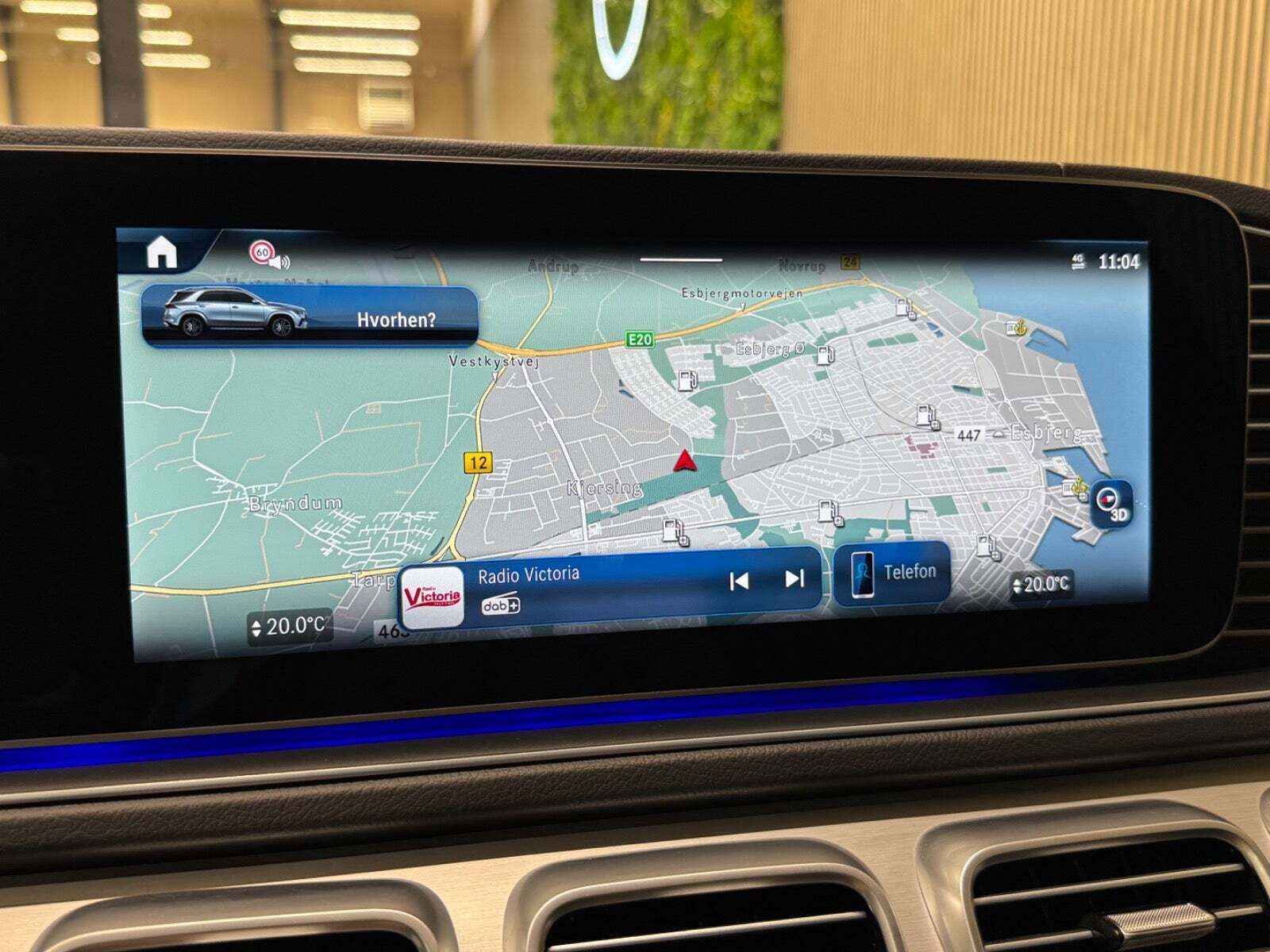 Grå Mercedes GLE350 de fra 2025