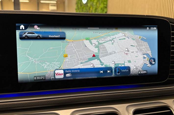 Grå Mercedes GLE350 de fra 2025