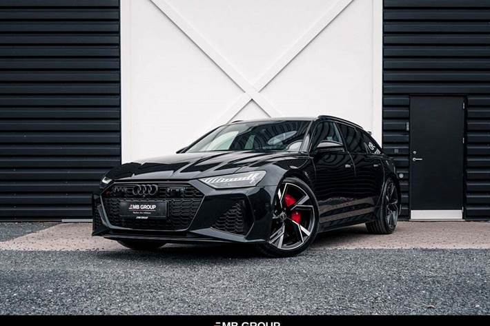 Gul Audi RS6 fra 2021