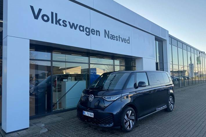 Blå VW ID.Buzz fra 2026