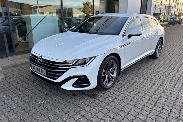 Hvid VW Arteon fra 2021