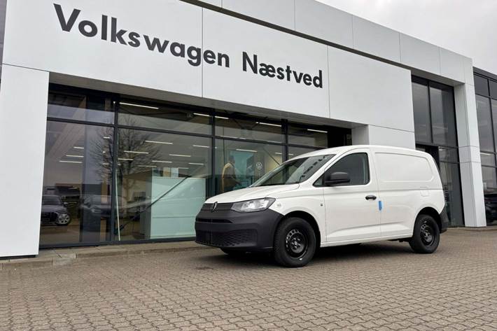 Hvid VW Caddy fra 2026