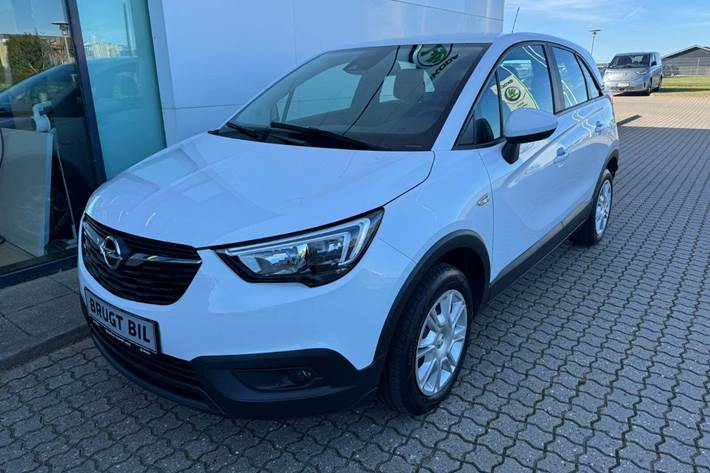 Hvid Opel Crossland X fra 2018
