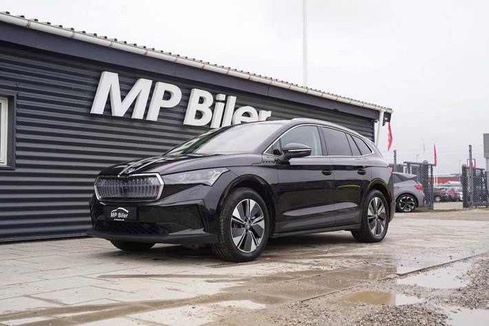 Sort Skoda Enyaq fra 2023