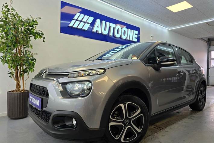 Grå Citroën C3 fra 2022 set udefra