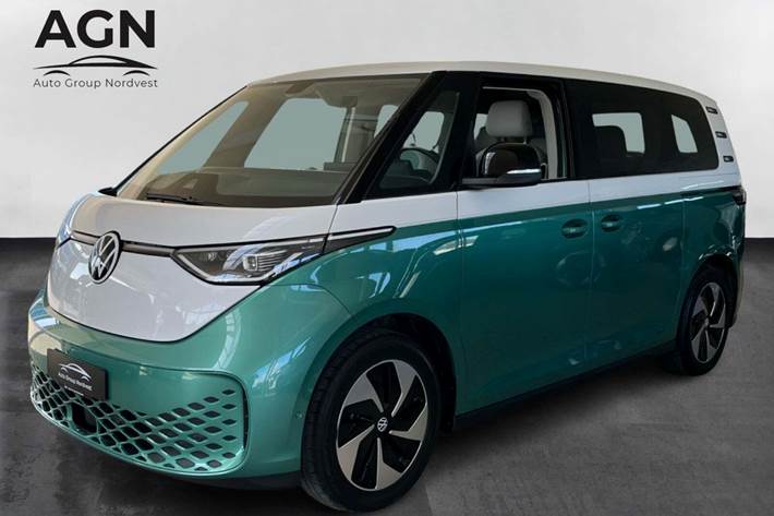 Hvid VW ID.Buzz fra 2023 set udefra