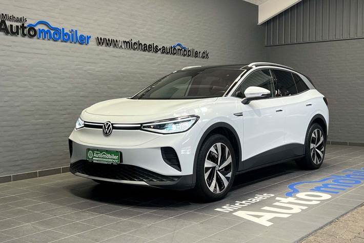 Hvid VW ID.4 fra 2023 set udefra