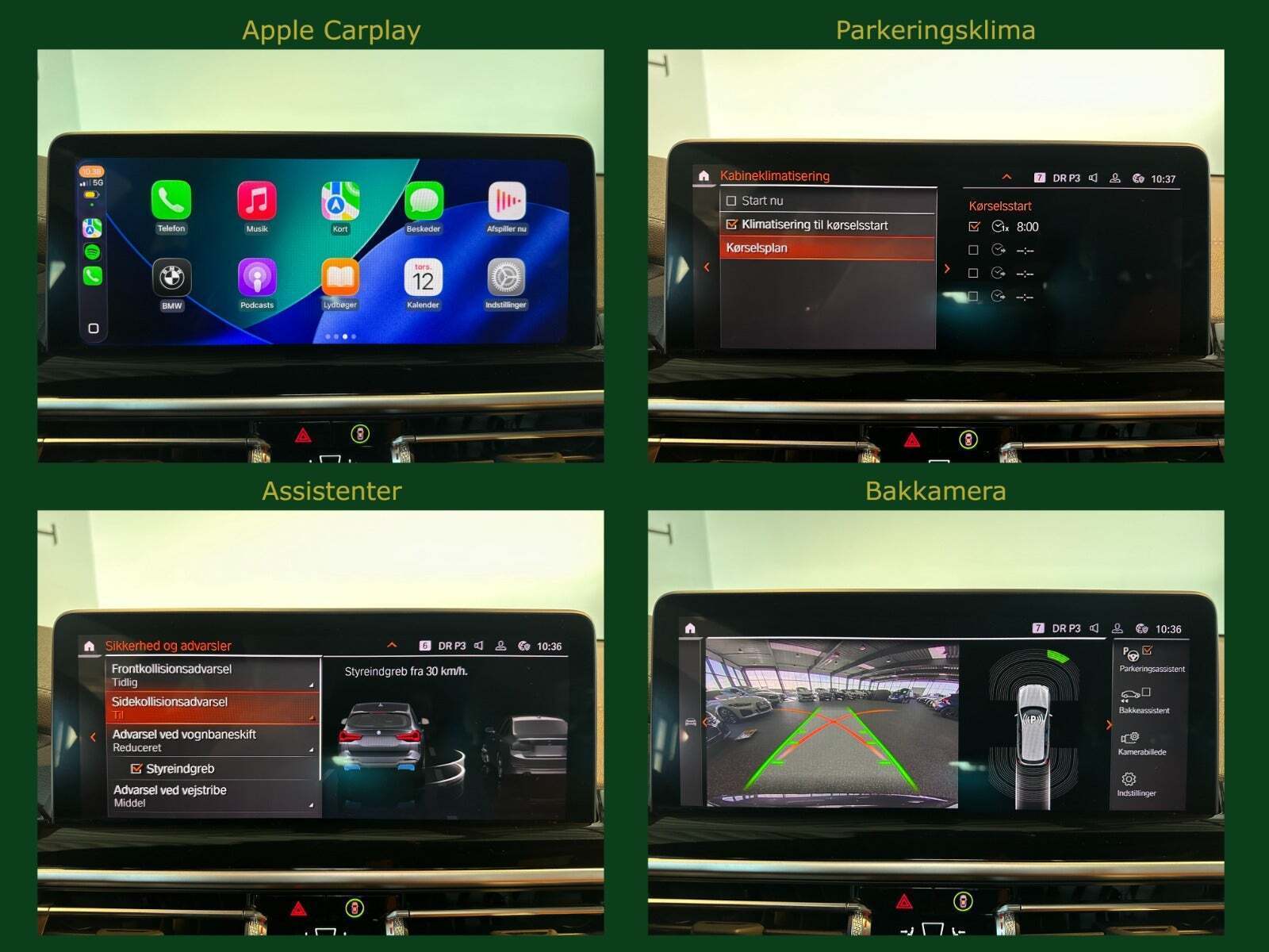 Grå BMW iX3 fra 2022