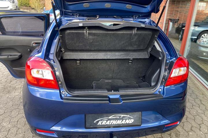 Blå Suzuki Baleno fra 2019