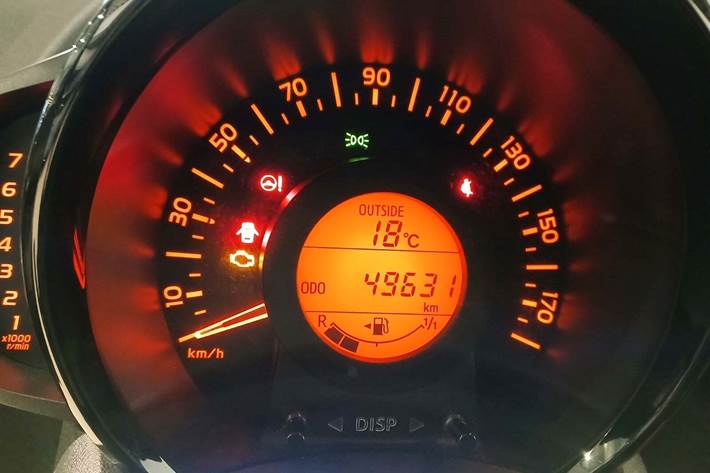 Sort Toyota Aygo fra 2015