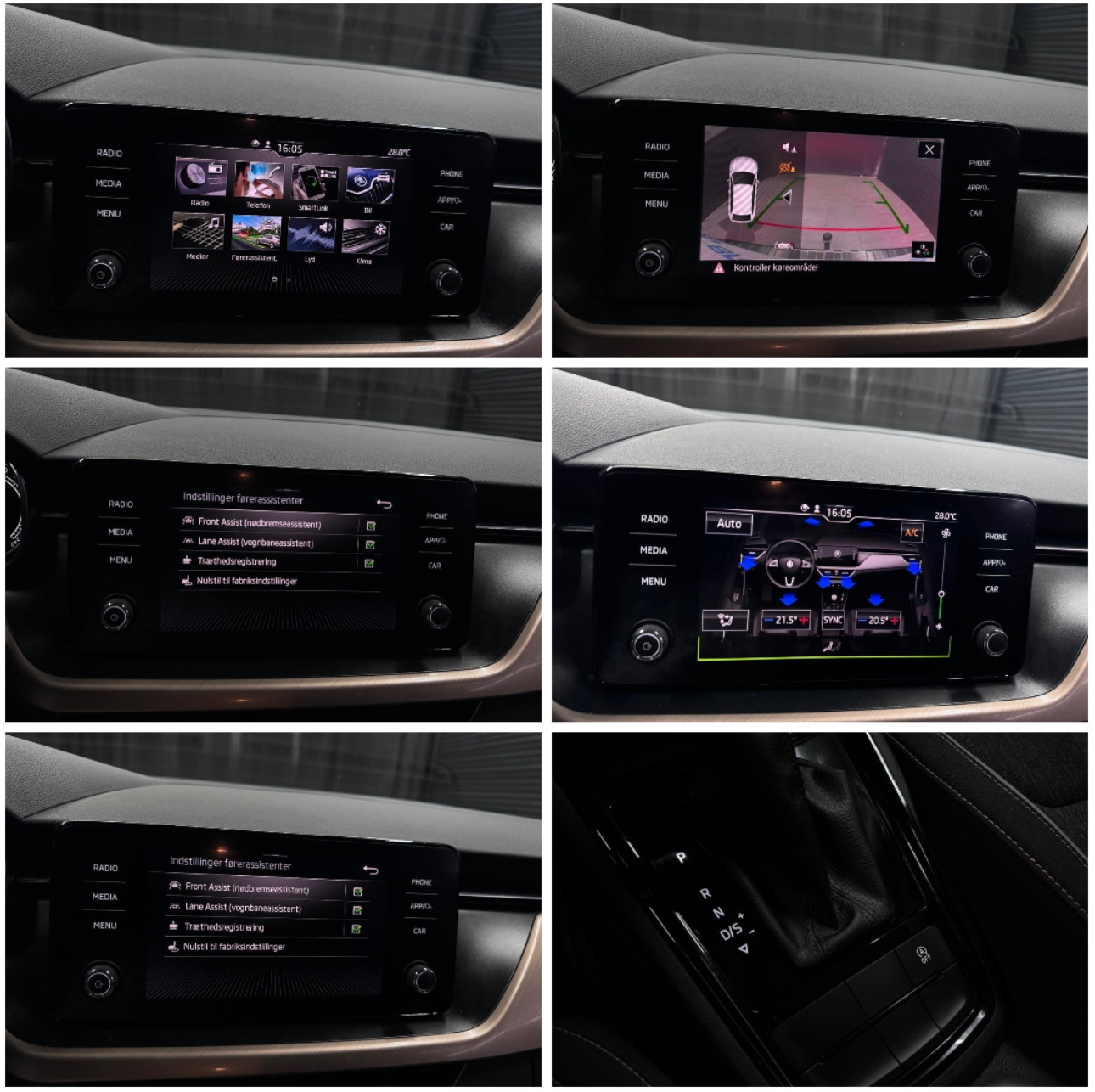 Hvid Skoda Scala fra 2020