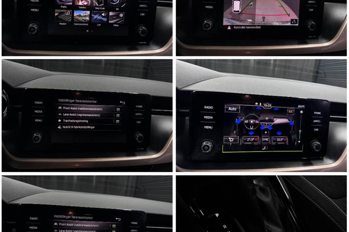 Hvid Skoda Scala fra 2020