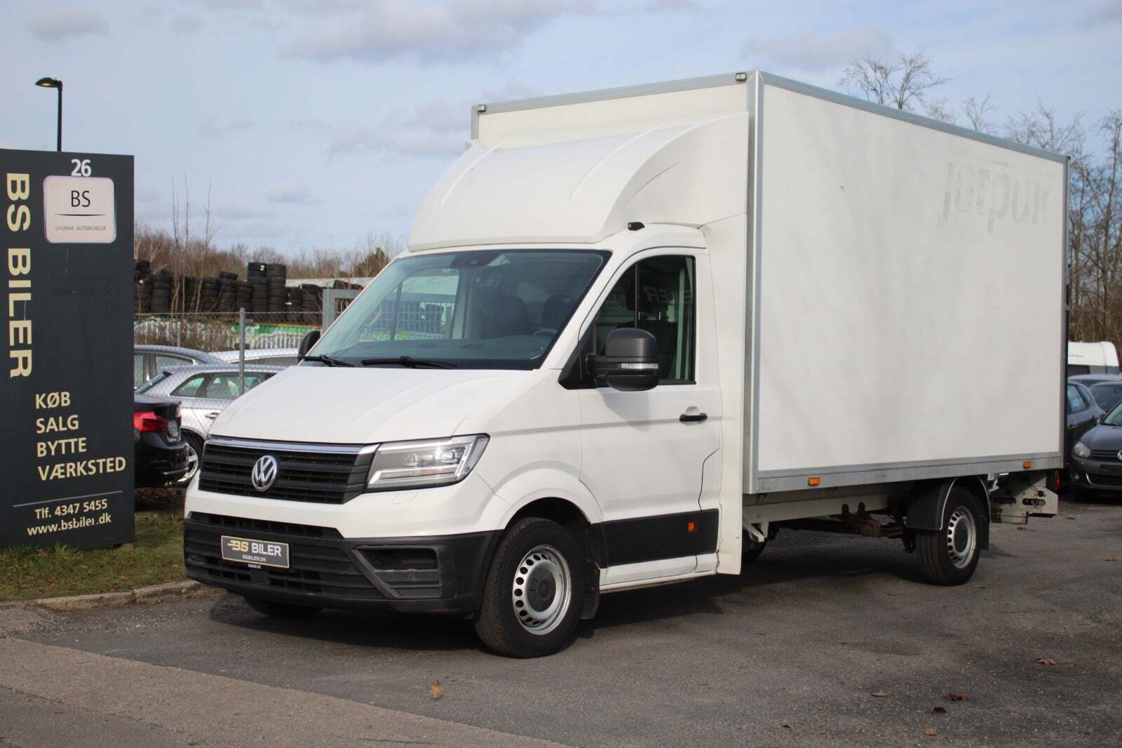 VW Crafter 35 2,0 TDi 177 Alukasse m/lift aut.