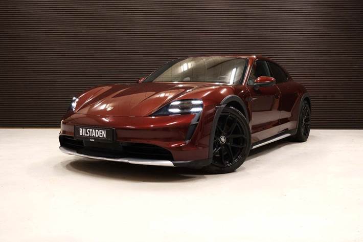 Grå Porsche Taycan 4S fra 2021