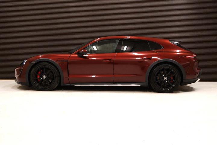 Grå Porsche Taycan 4S fra 2021