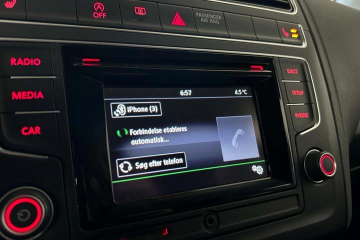 Brun VW Polo fra 2016