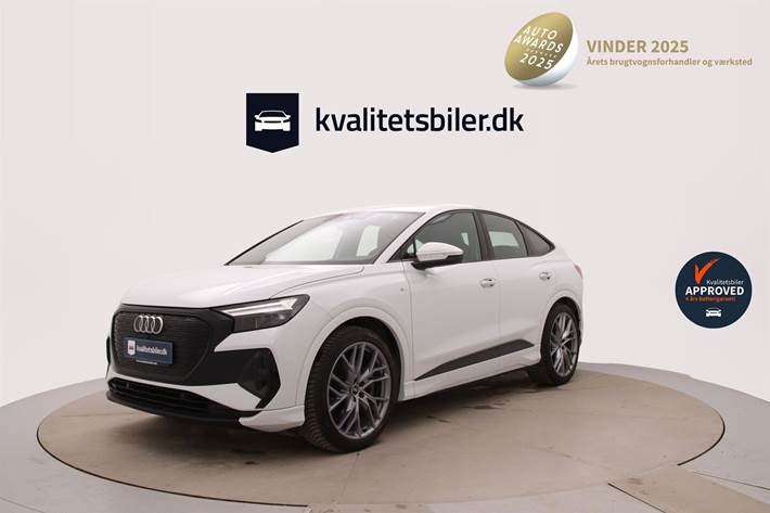 Hvid Audi Q4 fra 2022
